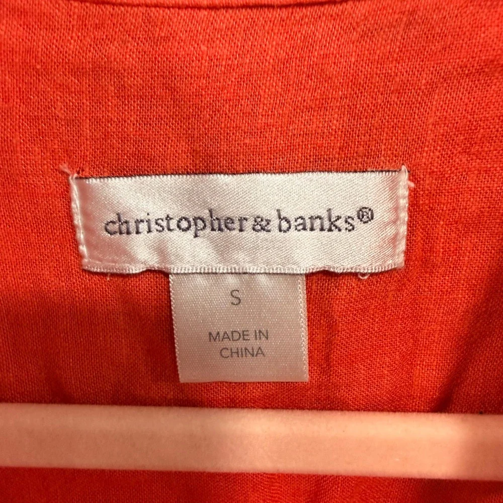 Christopher & Banks vibrant coral